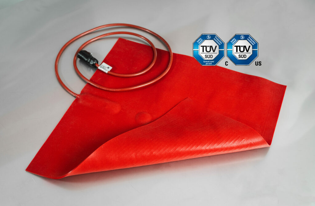 flexible silicone heating blanket
